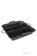 11&quot; Non-Stick Lasagna Plus Metal Baking Cooking Pan Tray - Cuts to 12 Pieces