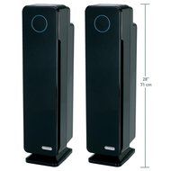 GermGuardian Elite 28&quot; HEPA Tower Air Purifier w/ Digital Display &quot;One GREAT Product, So Many Benefits&quot;, Black... N3