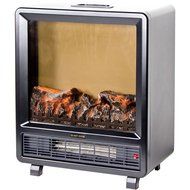 Frigidaire TFF-10308 Topaz Floor Standing Electric Fireplace - Black