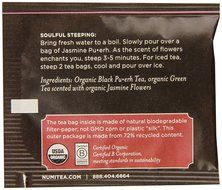 Numi Organic Tea Gunpowder Green, Full Leaf Green Tea, 100 Count non-GMO Bulk Tea Bag N59