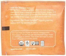 Numi Organic Tea Gunpowder Green, Full Leaf Green Tea, 100 Count non-GMO Bulk Tea Bag N60