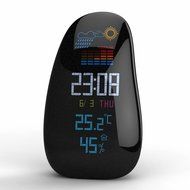 YueYueZou Color Weather Station with Forecast/Temperature/Humidity for Out Door/Indoor Wireless N2