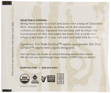Numi Organic Tea Gunpowder Green, Full Leaf Green Tea, 100 Count non-GMO Bulk Tea Bag N64
