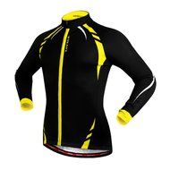 WOLFBIKE Thermal Fleece Cycling Jersey Shirt Casual Jacket Long Sleeve, Green, Size XL N2