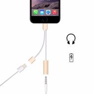 Onway Lightning Port Adapter Charge Jack 3.5 mm Audio Interface Headphone Connector Converter Cable For IOS Devices... N7