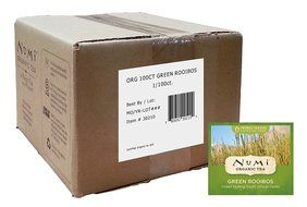 Numi Organic Tea Gunpowder Green, Full Leaf Green Tea, 100 Count non-GMO Bulk Tea Bag N70