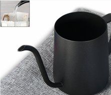 SMKF Hanging Ears Hand Blunt Stainless Steel Pour Over Drip Pot With Long Narrow Spout Coffee Pot Drip BREW pot... N6