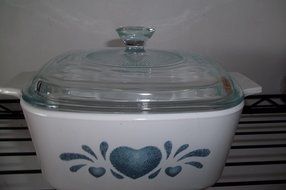 Corning Ware, Blue Heart Casserole Dish 1.5L, A-1.5-B with Lid