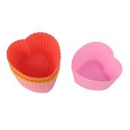 GOTD Baking Mould Cake Bread Chocolate Jelly Candy Mold, Kitchen Craft Colourworks Silicone Cupcake Cases, Pack... N3