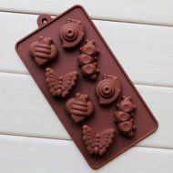 Silicon Snail Caterpillar 8-Cup Cake Mold N2