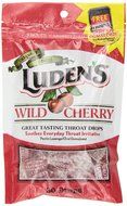 Ludens Thoat Drops, Wild Cherry, 30 Count (Pack of 8) N4