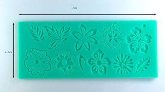 Charming Leaf Flower a Lot Designs Instant Fondant Silicone Lace Mold Cake Mold Baking Tools Cake Decorating Tools