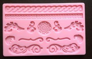 Longzang Leafage Fondant Mold Silicone mold DIY gumpaste flowers Cake Decorating