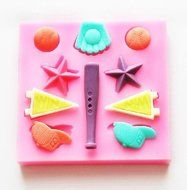 Wholeport Sports Fondant and Gum Paste Silicone Resin Candy Molds Baking Molds 4-Hole Cake Decoration