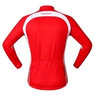 WOLFBIKE Thermal Fleece Cycling Jersey Shirt Casual Jacket Long Sleeve, Green, Size XL N12