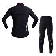 WOLFBIKE Thermal Fleece Cycling Jersey Shirt Casual Jacket Long Sleeve, Green, Size XL N15