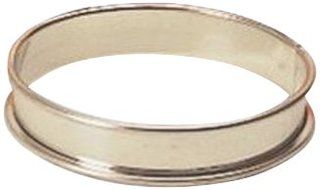 Matfer Bourgeat 371702 Small Flan Ring, Silver