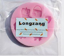 Longzang mini Fashion E F0493 Fondant Mold Silicone Sugar mold Craft Molds DIY gumpaste flowers Cake Decorating