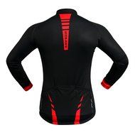 WOLFBIKE Thermal Fleece Cycling Jersey Shirt Casual Jacket Long Sleeve, Green, Size XL N17