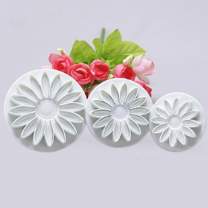 DUFUSTORE Sunflower Gerbera and Daisy Cutter Plunger Craft N7