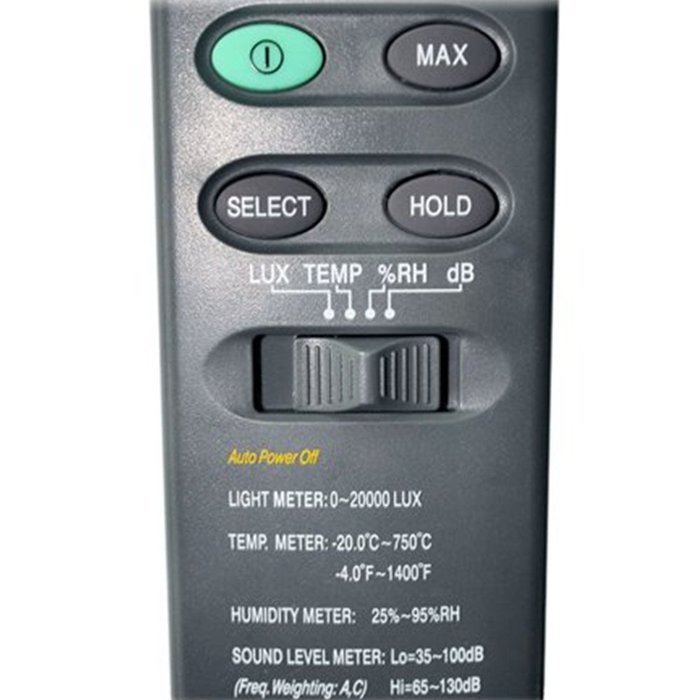 CEM DT-8820 4 in 1 Multifunction Environment Meter with Sound Level Meter, Light Meter, Humidity, and Temperature... N5