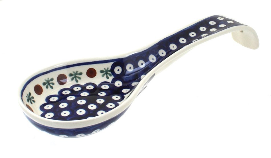 Polish Pottery Nature Large Spoon Rest
