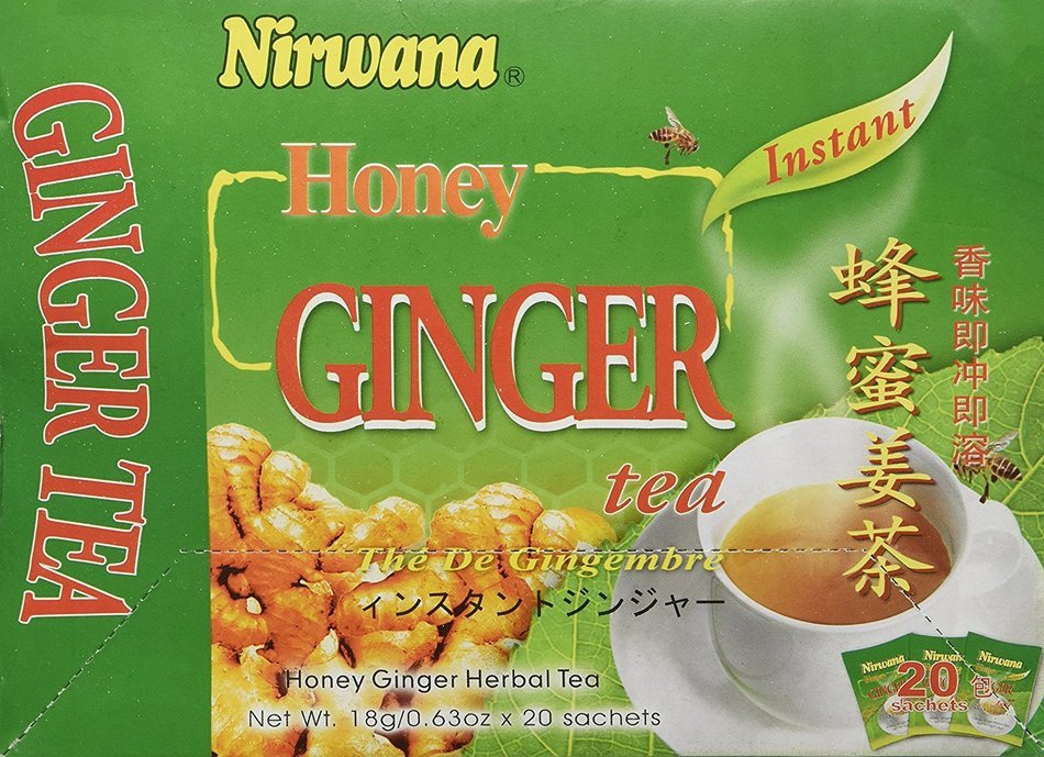 Nirwana Honey Ginger Instant Tea Sachets-40 Sachets