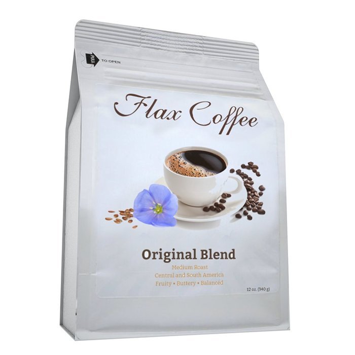 Flax Coffee -Original Blend- Weight Loss, Lower Acid Burn, More ENERGY, Improve Digestion, No Bitter taste, No... N3