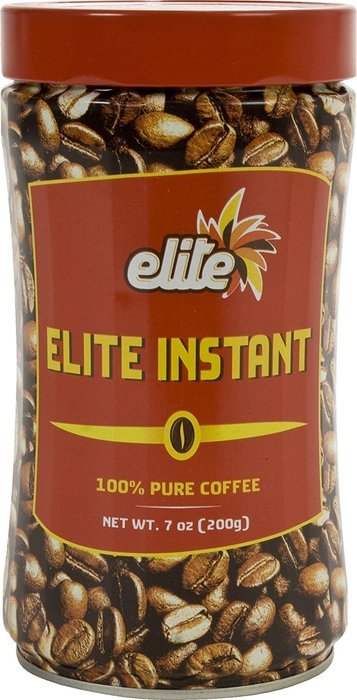 Elite Instant Pure Coffee, 7oz Tin, (3 Pack) Great Value! N2