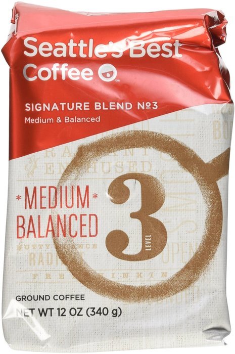 Seattle's Best Level 3 Ground Coffee, 12-Ounce Bags (Pack of 3)