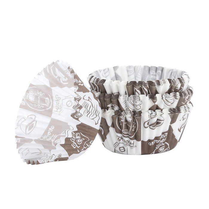 Crystallove 600pcs Random Colorful Paper Cupcake Liners Muffin Cups Baking Wrappers (Top Size2.5"x600pcs) N23