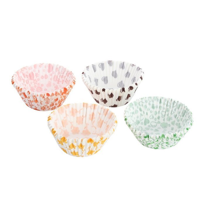 Crystallove 600pcs Random Colorful Paper Cupcake Liners Muffin Cups Baking Wrappers (Top Size2.5"x600pcs) N25