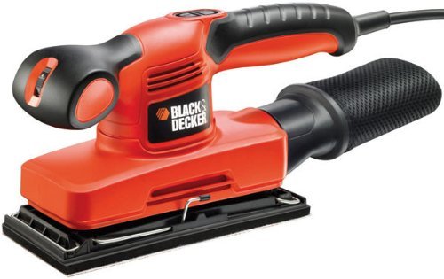 Black + Decker KA320EKA Orbital Sander 1/3 Sheet 240 Watts by BLACK+DECKER