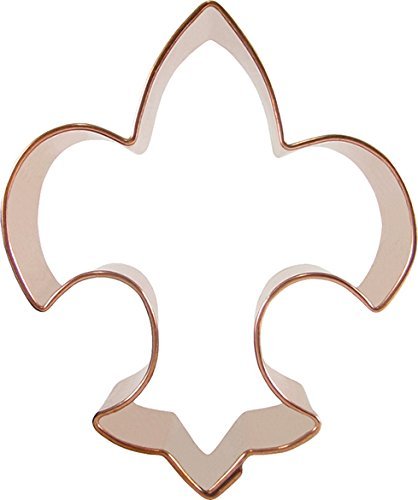 CopperGifts: Fleur De Lis Cookie Cutter (Small)