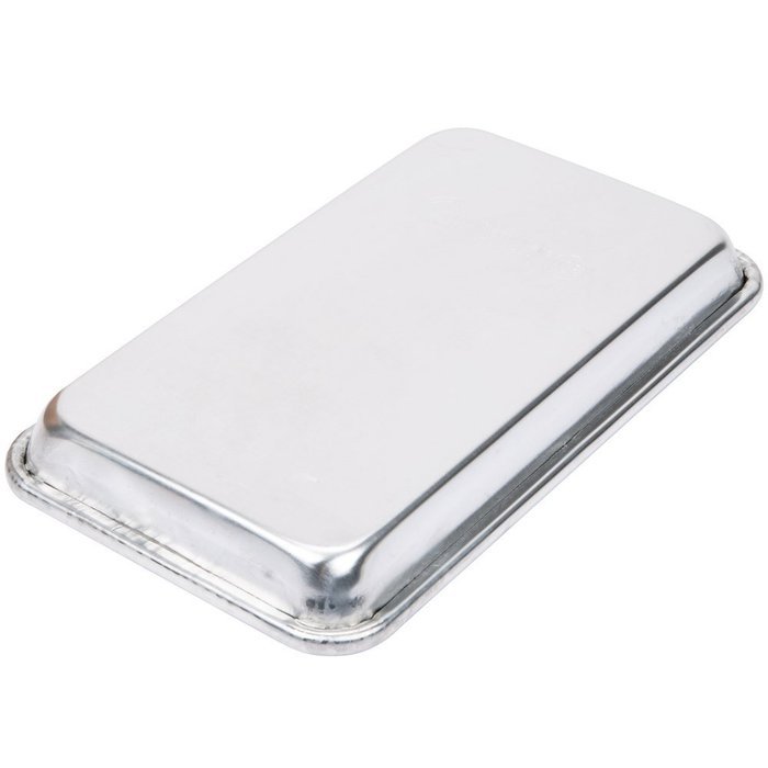 Happypinto Aluminum Mini Sheet Pans/Bun Pans, 1/8 Eighth size, 6"x10" (2) N3