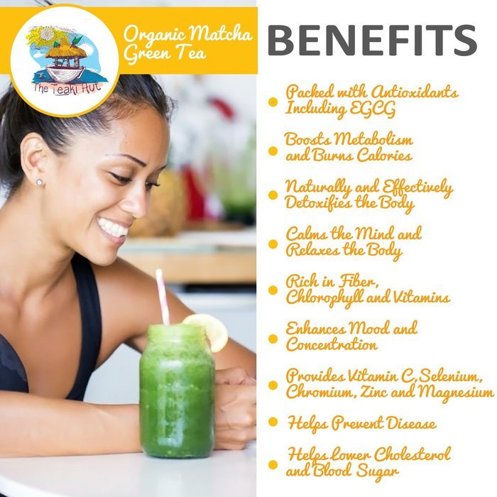 Organic Matcha Green Tea Powder Culinary Grade 4 oz (100 Servings) - Excellent Weight Loss Benefits - More Antioxidants...