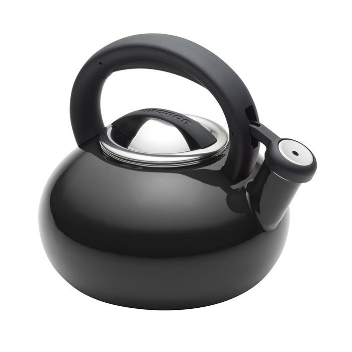 Circulon Teakettles Sunrise Whistling Teakettle, 1 1/2-Quart, Navy Blue N14
