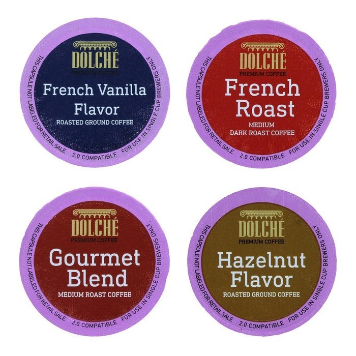 K Cup Coffee Variety French, Gourmet, Hazelnut, Vanilla - 72 count