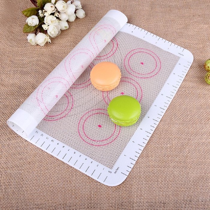 Delidge Professional Non-stick Silicone Baking Mat Quarter Sheet, White N5