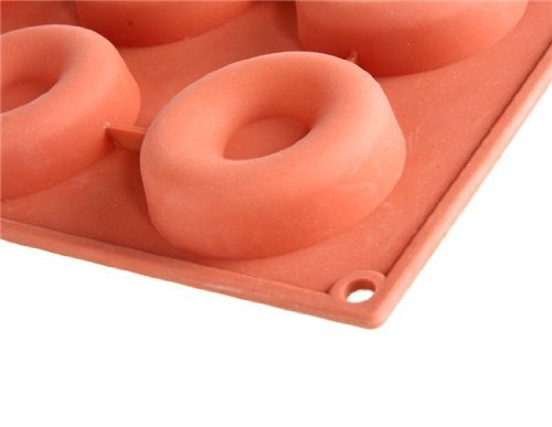 Creative Donut Shape Silicone Cake Chocolate Mold Tray N3