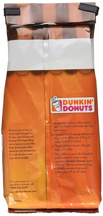 Dunkin' Donuts Bakery Series, Cinnamon Coffee Roll Ground Coffee - 11 Ounce Bags Pack Of 2