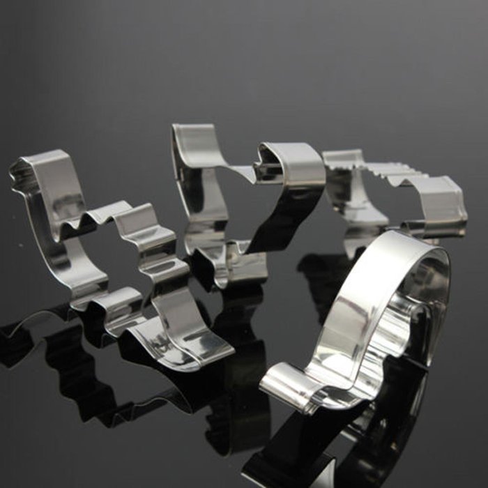 Cake & Cookie Cutters 4Pcs Stainless Steel Dinosaur Biscuit Cookie Cutter Tools