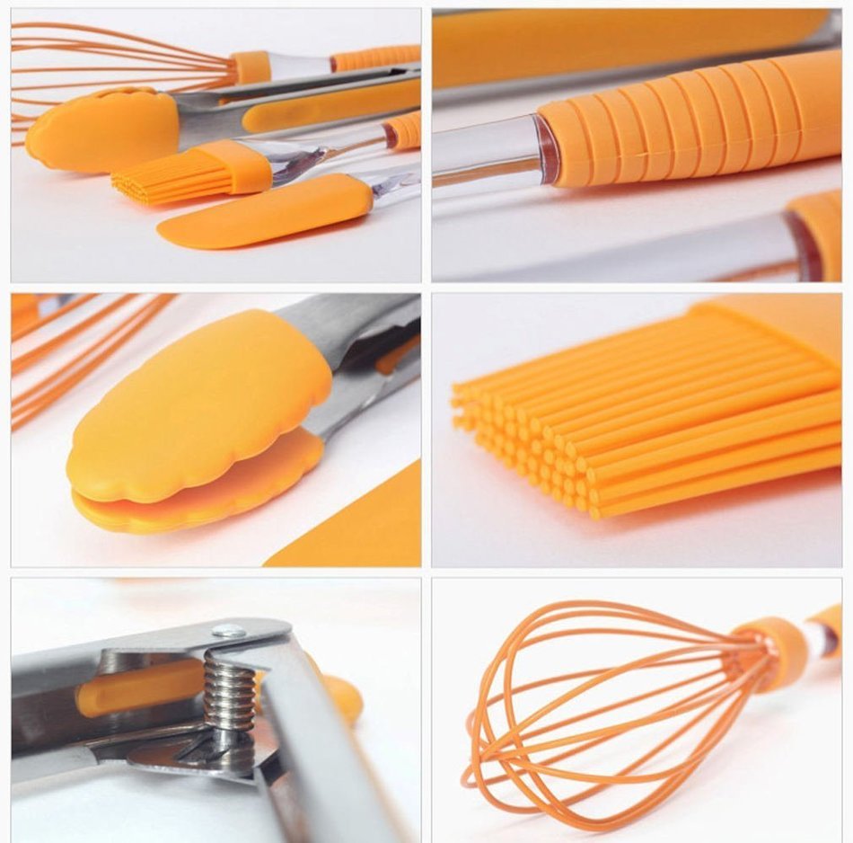 PNBB Silicone Baking Tools Set of 4 Yellow N3