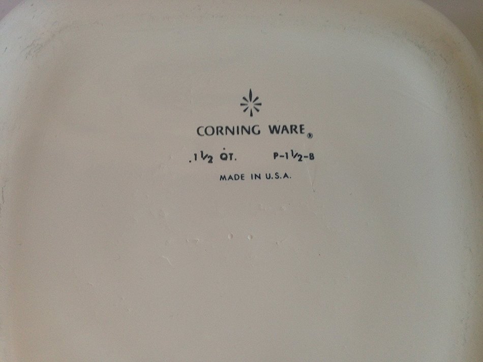 P-2 1/2-B blue cornflower Bakeware Dish N2