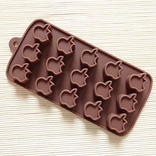Longzang 15 cavity Apple Silicone mold Cake / Chocolate molds Baking mould