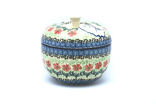 Polish Pottery Apple Baker - Large - Maraschino