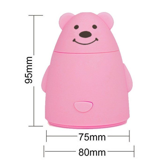 Kasstino Panda LED Essential Oil Aroma Diffuser Ultrasonic Air Humidifier Aroma Purifier (White)
