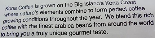 Hawaiian Isles Kona Coffee Ground Vanilla Macadamia 10 oz. Bag Decaf N4