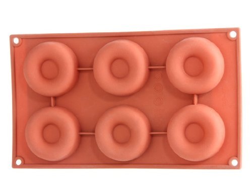 Creative Donut Shape Silicone Cake Chocolate Mold Tray N4