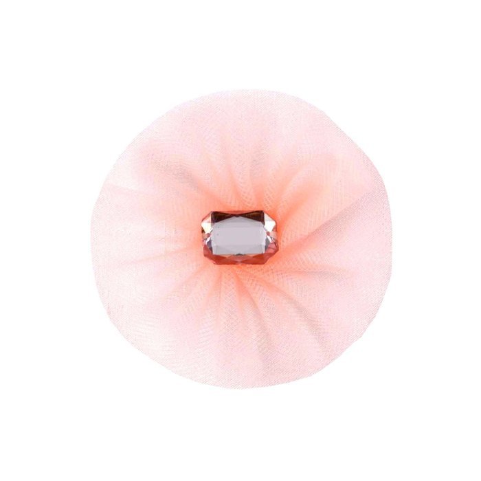 Hortense B Hewitt Tulle Flower Decorations, 5 Count, Purple N11